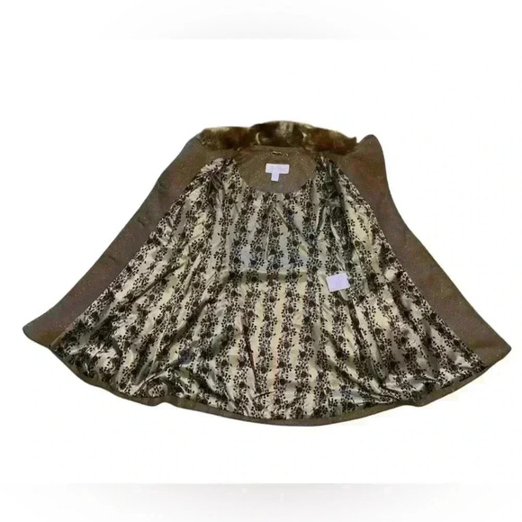 Tan peacoat Jessica Simpson size medium 10/12 faux fur
NWT - Picture 7 of 13